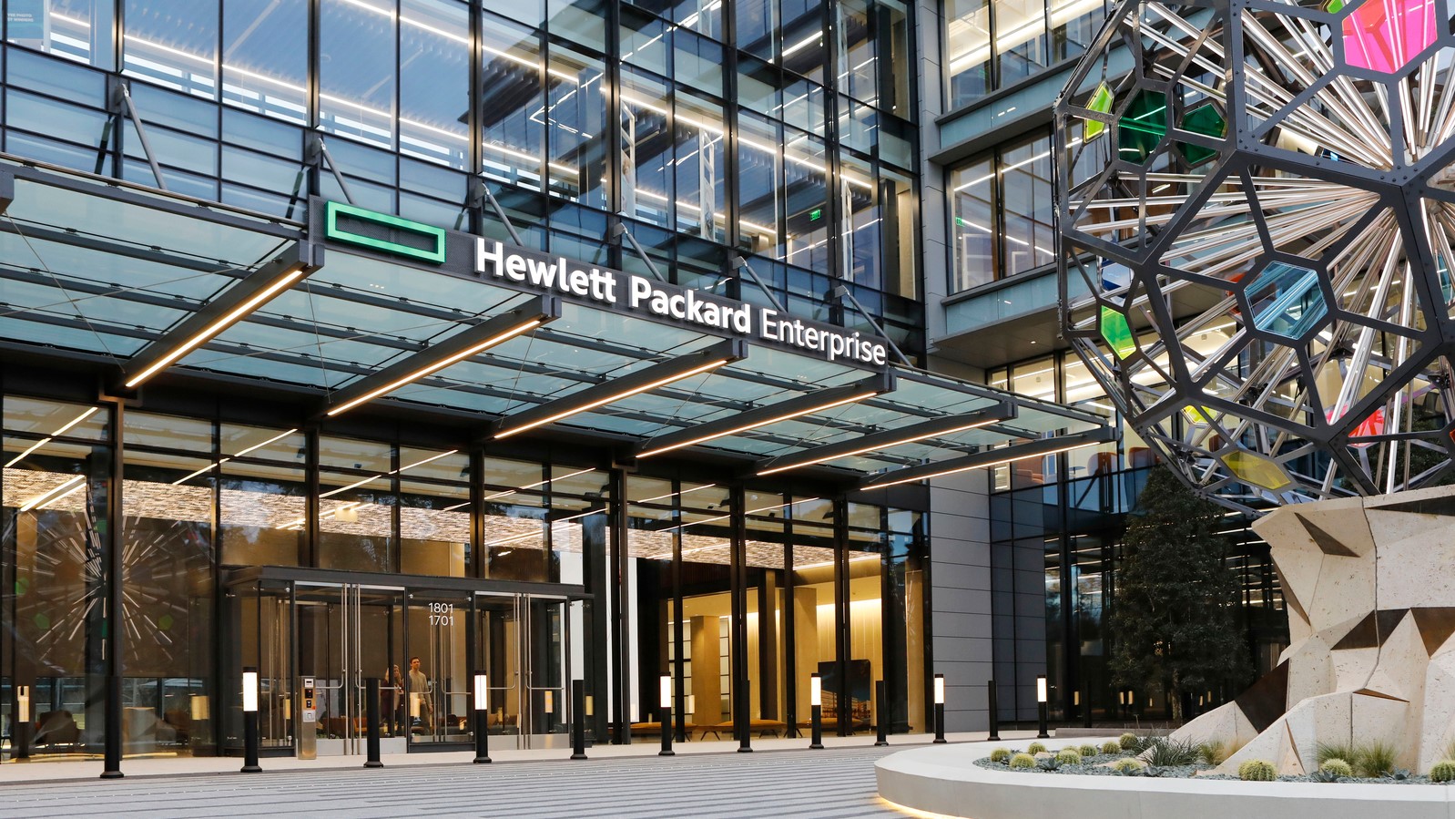 HPE office exterior Houston